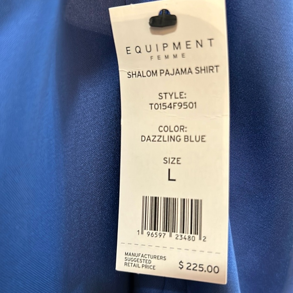 NWT Equipment Shalom Pajama Shirt - Picture 6 of 12